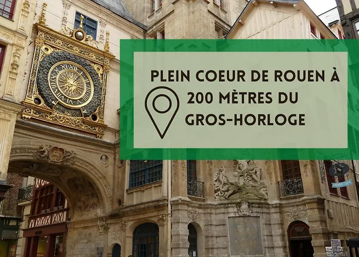 Studio Au Coeur De Rouen, 4 Personnes, Calme & Elegant